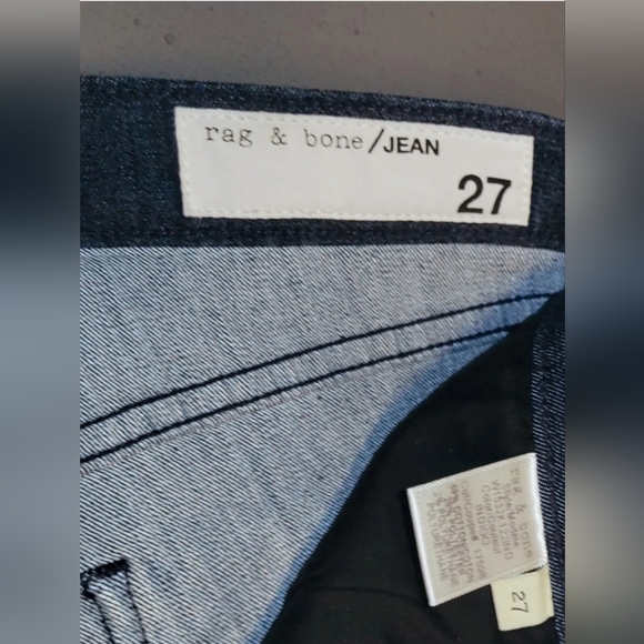 Like New Rag & Bone High Rise Skinny 27 Jeans Flattering Style 17598 - Picture 4 of 5